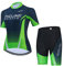Damen Radtrikot Set Trägerhose Anzüge Sommer Rennrad Kleidung, Cc6511-1, XXL