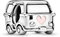 BEEUVIP Damen Ein campingwagen. Charm Anhänger für Armband 925 Sterling Silber Geburtsstein Charms Beads passend für Armband