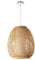 Paco Home Deckenlampe Bambus Hängelampe Korb Boho Lampe Esszimmer Ø32cm Wohnzimmer Hängend Rattan Natur Küche Vintage E27 Retro 1,5m Textilkabel