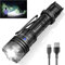 WUBEN T1 Wiederaufladbare Taktische Taschenlampe 2000 Lumen, Superhelle LED Taschenlampen Mit Taktischem und Outdoor Modus, IP68 Wasserdichte Taschenlampen für Taktische Ausrüstung, Notfälle, Camping