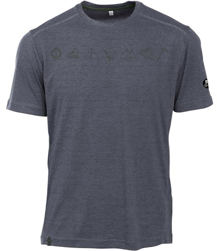 Maul T-Shirts/Tanks Herren Shirt Grinberg - 1/2 T-Shirt+Print Blue 58