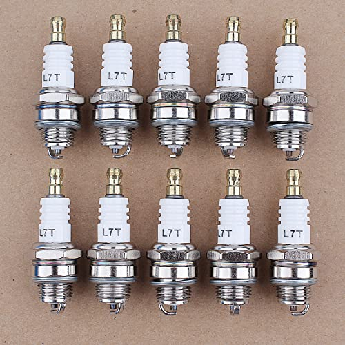 10 Stück Zündkerze passend for L7T BM6A BPMR7A RCJ6Y RCJ7Y WSR5F 33cc-49cc ChainsawTrimmer Brushcutter Ersatz Zubehör-V003
