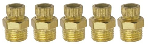 Folpus 5x Vannes de Vidange de Compresseur D'air Bouchon de Vidange D'eau de Réservoir de Compresseur D'air Robuste