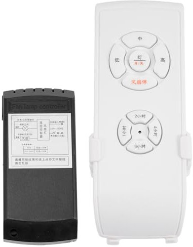 Healeved 1 Set Fan Light Remote Control Fan Remote Control Kit Ceiling Fan Remote Replacement Light Remote Controller For Fan Remote Ceiling Fan Universal Remote for Ceiling Fan Abs