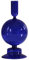 BEIJIALY Bougeoirs en Verre, Bougeoirs en Verre, Bougeoirs Coniques en Verre, Bougeoirs Coniques en Verre Ondulé, Décoration de Vase en Verre pour Centre de Table de Mariage, Fête à la(Bleu)