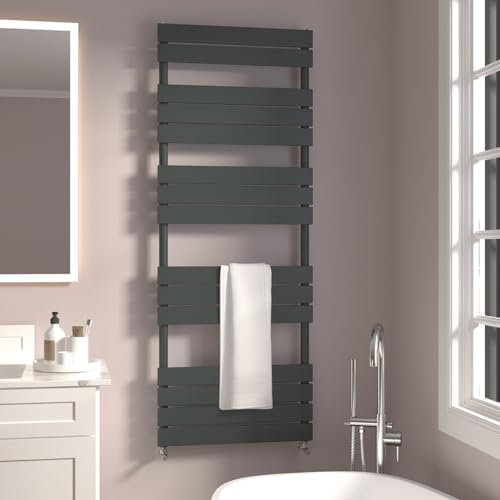 GY Bath Bathroom Radiator Anthracite 1600x600mm Flat Panel Towel Rail Designer Modern Central Heating Rads