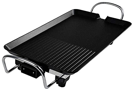 Griglia Per Barbecue, Piastra Elettrica Da Tavolo Antiaderente Teppanyaki Da 1400 W Piastra Riscaldante Per Barbecue Senza Fumo, Resistenza Alle Alte Temperature E Resistenza Alla Corrosione