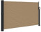 vidaXL Auvent latéral rétractable Taupe 117x300 cm, écran d’intimité de Jardin, Brise-Vue de Balcon, écran d'extérieur, Brise-Vue d'extérieur