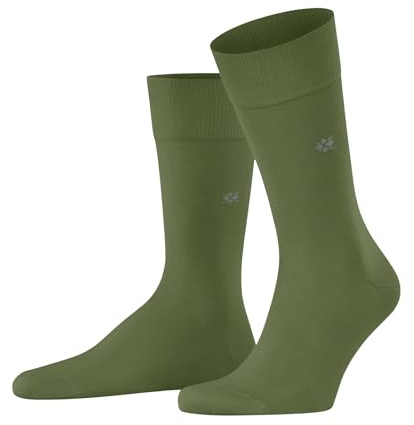 Burlington Herren Socken Dublin M So Baumwolle einfarbig 1 Paar, Grün Shamrock 7132, 40-46