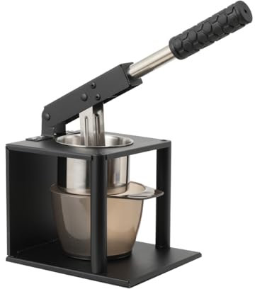 YILIKISS Commercial Manual Citrus Juicer Machine Hand Press Fruit Squeezer Lever Design Commercial Orange Crusher with Two Filters for Lemon Tomato Pomegranates