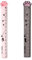2 Stück Lineal 15 cm, Kawaii Meow Ruler,Kunststoff 15 cm Lineal, Neuheit Katzen Lineal Kinder, Bezaubernd Durchsichtig Lineal in Katzenpfoten Form, für Schule Büro Zuhause(Rosa,Grau)