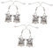 Jewelry 3 Paar Set Drum Kit Ohrringe Damen Geburtstagsschmuck Ohrringe Schmuck Zinklegierung Jewelry