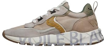 VOILE BLANCHE Sneakers aus Veloursleder und Stoff, Beige- 44