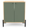 Box and beyond - Mueble bajo lavabo (2 puertas, 69,2 x 49,8 x 77,5 cm), color verde