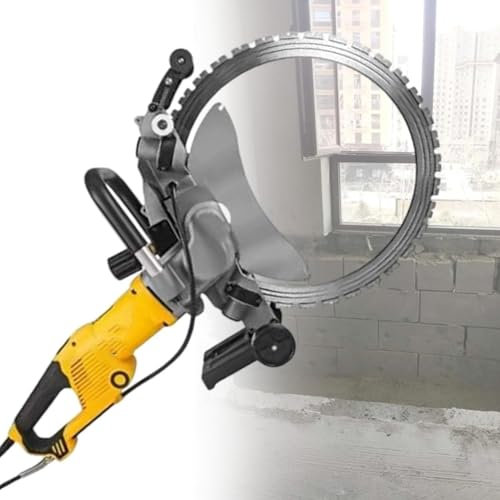 Rainureuse Murale électrique Robuste avec Moteur sans balais, Outil de rainurage de précision pour béton, Brique, marbre et Pierre, Coupe Nette à 90 degrés (Ac8400)