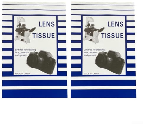 100pcs Disposable Cleaning Paper for Camera Lenses and Optical Instruments Portable and Convenient Size