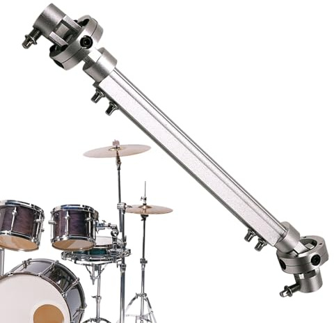 WJnflQN Double Bass Drum Pedal Verbinder | Ersatzteil für Musikinstrumente,Legierungs Doppelfußmaschine Antriebswellenstange,Für Studioaufnahmen Schlagzeugübungen Und Kick-Instrumente