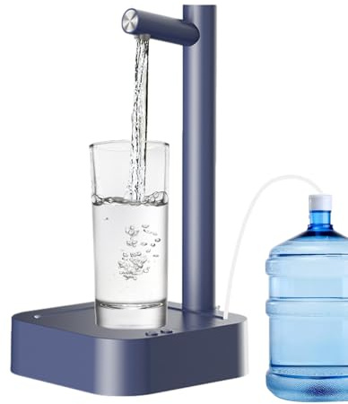 Mini dispensador de agua – Bomba recargable para botellas | Bomba dispensadora de agua potable | para el hogar, oficina, al aire libre, mesita de noche, camping, picnic, dormitorio, apartamento, hotel