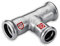 Eigenmarke C-Stahl Pressfitting T-Stück reduziert (ixixi) - 28 x 22 x 28mm
