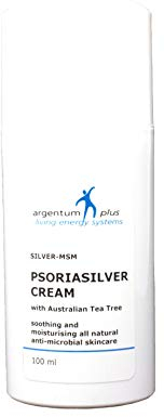 argentum plus - Silver-MSM Psoriasilver Cream with Australian Tea Tree 100 ml