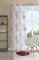 Home fashion FERTIGSCHAL VOILE BEDRUCKT, GRAU, 245 x 140 cm