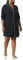 Amazon Essentials Chemise de Nuit Boutonnée sur L’Avant (Grandes Tailles Disponibles) Femme, Noir, XL