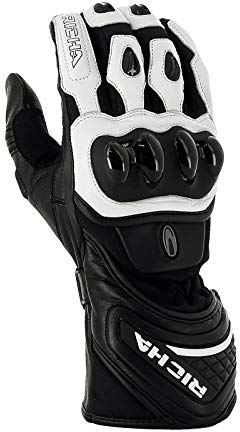 Richa Guantes Warrior EVO, Unisex-Erwachsene Handschuhe, Blanco, Large - 5WAE-1800-L