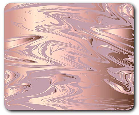 Destination Vinyl Ltd Rose Gold Marble Pattern Pretty Mouse Mat Pad Computer PC Laptop Gaming Office Home Desk Accessory Gadget 24125