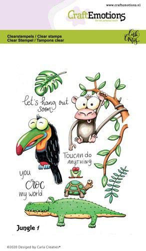Clear Stamps - A6 - Jungle 1 Carla Creaties
