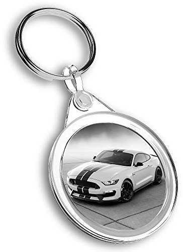 1 x Foto-Schlüsselanhänger – American Muscle Car Mustang | Schlüsselanhänger | Charm | #41634