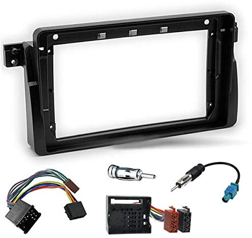 Sound-way - Kit Montage Cadre façade Adaptateur autoradio 9 Pouces Compatible avec BMW 3 Serie (E46) 1998-2005 - KA22-498