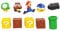 FEIFEI'S BOW 10/40PCS Super Mario Bros FRIDGE MAGNETS 3D Action Figures Kids Memo Party Bag Fillers Board Gift Refrigerator stickers (10)