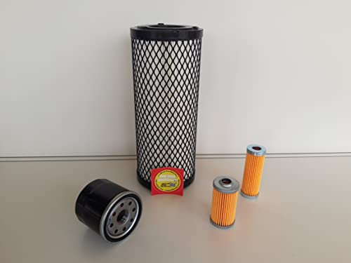 Set di filtri (piccolo) compatibile con Iseki SF 303 filtro olio, filtro aria, filtro carburante