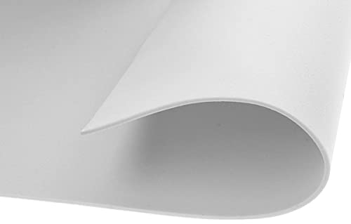 INNSPIRO Goma EVA blanco láminas adhesivas 20x30cm.x2mm. 20u. Material muy utilizado para manualidades y decoración