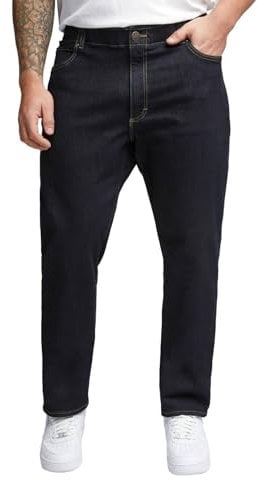 Lee Herren Straight Fit Mvp Jeans, Rinse, 34W / 30L