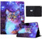 Rosbtib Hülle iPad 9.7 2018 iPad 6 Generation/2017 iPad 5 Generation, PU Leder Flip Case Ständer TPU Cover Tasche mit Kartenschlitz Schutzhülle iPad 9.7/iPad Air 2/Air, Sternkatze