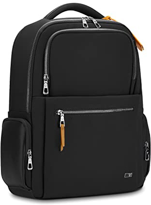 Roncato WOMAN BIZ Business rucksack mit 15,6 Laptopfach - 41x34x12 cm - Schwarz