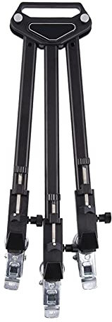 Andoer Professional Trépied Dolly Heavy Duty Photographie Trépied Base Stand Roues Max. Charge 15 kg pour prise de vue vidéo avec caméscope et caméra studio