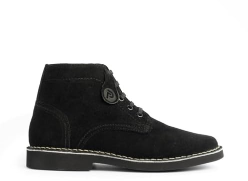 Popps RANGER Mens Smart Casual 100% Real Suede Leather Lace Up Ankle Desert Boots