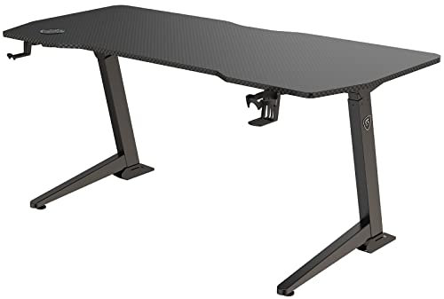 Bureau Assis-Debout électrique Gaming RGO Desk Max 160 – 160 x 70 cm - Bureau électrique réglable en Hauteur de 72 à 121 cm - Ergonomique - Montage Facile - Supporte jusqu'à 50 kg