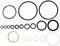 KUNZER WK 1020 FSH Reparatursatz zu WK 1020 FSH – Ersatz-Dichtungsringe zu Hydraulischer Rangierwagenheber – 19 TLG.