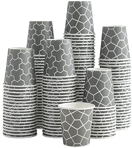 Huifany 3 oz Paper Cups – 600 Count, Small Bathroom Cups, Disposable Mouthwash Cups, Espresso Cups, Mini Cup for Coffee, Tea, Water, Snack