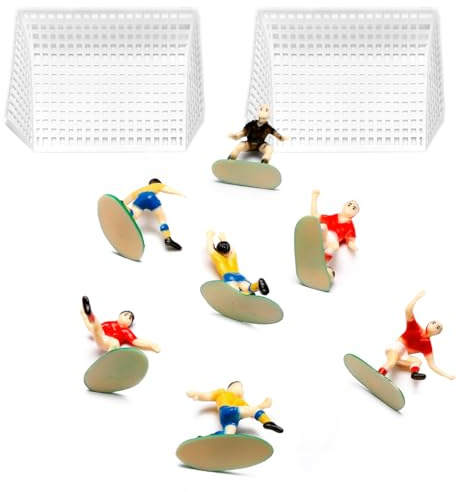 GLADFRESIT 9PCS Football Scene Baking Decoration Ornament Cartoon Cute Style Home Decoration for Students Children Footballers