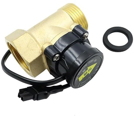 Namvo Interruptor de Flujo de Agua G1 Sensor de Flujo de Rosca Interruptor de Control de Bomba de Agua, HT-800 G1 Rosca 220 V Sensor de Flujo de Bomba de Agua Interruptor de Control automático