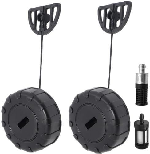 ZAMDOE 11303500500 Tankdeckel für Stihl MS170C, MS180C, MS170, MS180, 017, 018, MS190 T, MS191 T, 019 T, 017C, 018C, MS 190, MS 191 Benzin-Kettensägen-Ersatzteile mit Kraftstoffölfilter