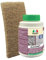 MARBEC ALGANET 800GR + TAMPONE MARRONE Detergente per la rimozione di annerimenti e incrostazioni biologiche su pavimenti e rivestimenti