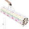 AiQInu Geschenkpapier Aufbewahrung mit Griffen, Transparente Aufbewahrungsrollen mit Reißverschluss, 100cm x 20cm - Hochwertiges PVC, for Gift Paper Rolls and Christmas Paper Rolls