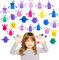 Fingerpuppen Set, 24 Stück Lustige Monster Finger Puppen Spielzeug, Niedliche Kleine Finger Puppen Requisiten Gummi Badespielzeug Geschenk für Kinder Weihnachten Geburtstag Partytütenfüller