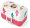 monbento - Lunch Box Enfant MB Tresor rose Birds - La Boite Repas 3 Compartiments pour Enfant - Idéal pour Repas et Goûter Ecole/Pique-nique - Sans BPA - Personnalisable et Sûre - Rose Motif Oiseaux