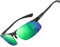 DUCO Herren Polarisierte Sonnenbrille mit Metallrahmen und Kohlefaser Brille Beine Männer Sonnenbrillen Sportbrille Fahrerbrille UV400 CAT 3 8277 (Schwarz Rahmen Revo Grün Linse)